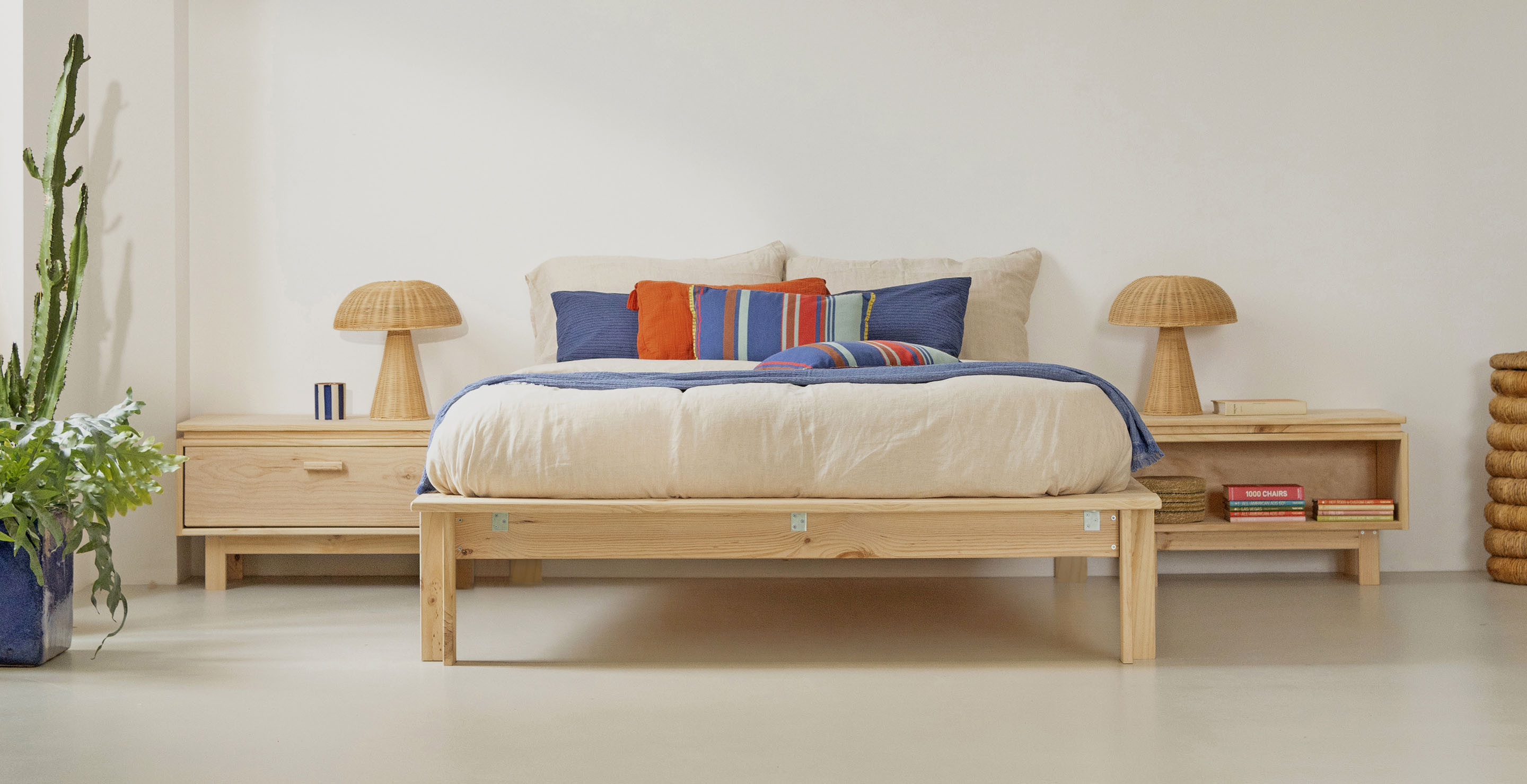 LUR, de nouveaux lits doubles<br />d'inspiration japonaise.
