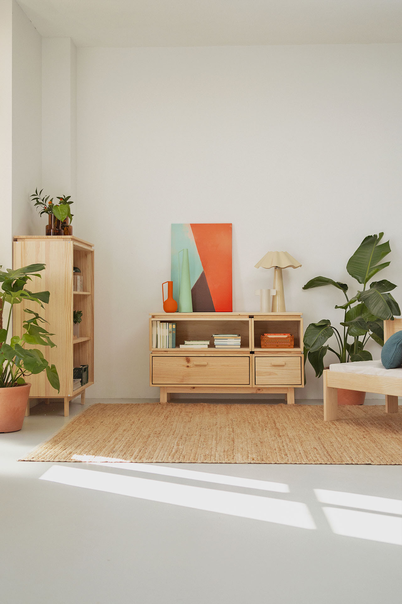 LIBE&AIKA<br />Nouveaux meubles TV<br />avec module creux